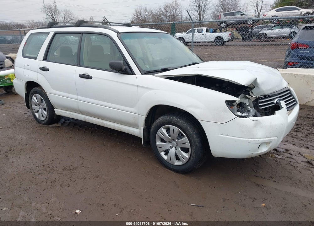 2008 SUBARU FORESTER 2.5X VIN: JF1SG63648H728849