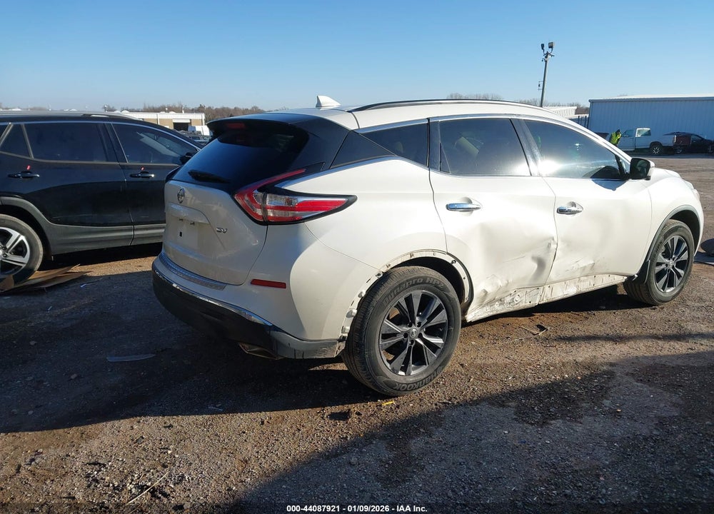 2017 NISSAN MURANO SV VIN: 5N1AZ2MGXHN200844
