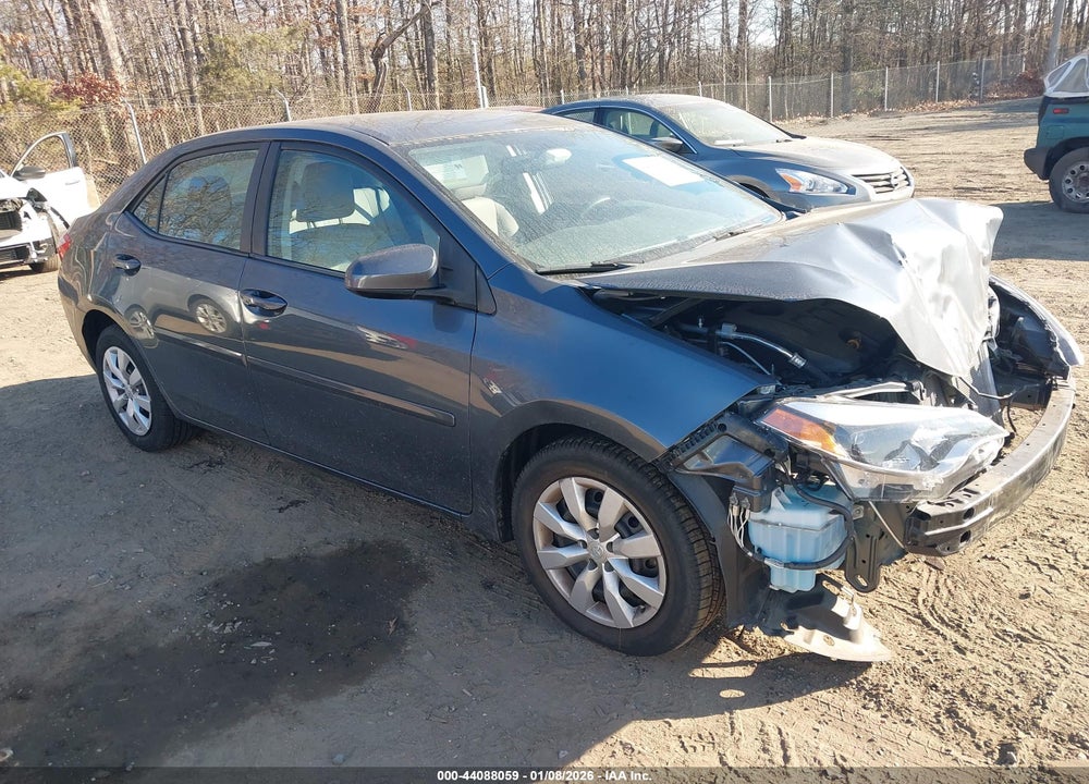 2016 TOYOTA COROLLA LE VIN: 2T1BURHEXGC632182