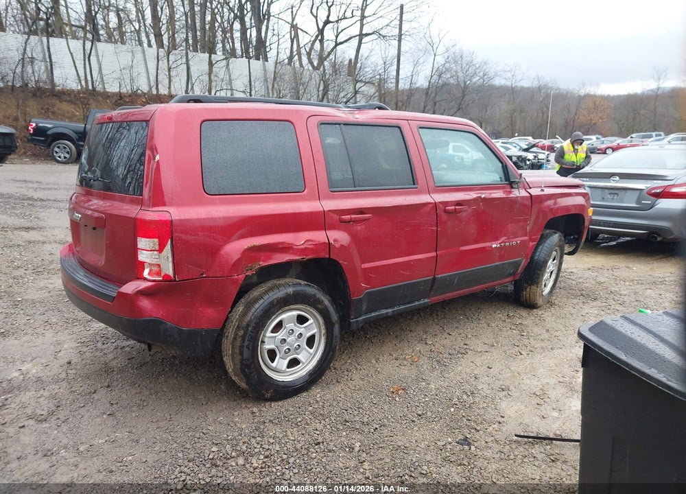2017 JEEP PATRIOT SPORT 4X4 VIN: 1C4NJRBB7HD144963