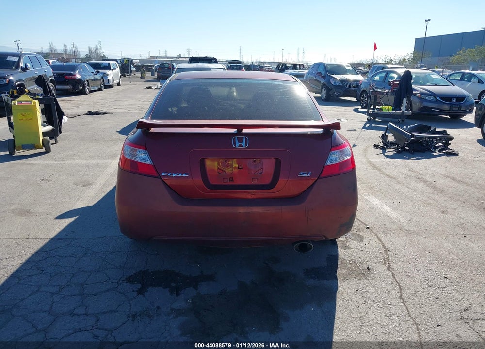 2008 HONDA CIVIC SI VIN: 2HGFG21538H700938