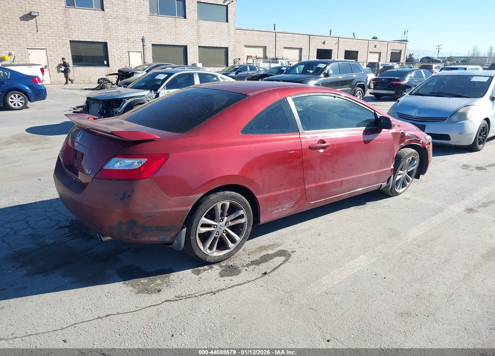 2008 HONDA CIVIC SI VIN: 2HGFG21538H700938