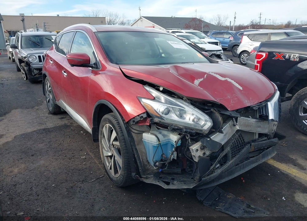 2016 NISSAN MURANO PLATINUM VIN: 5N1AZ2MH0GN108875