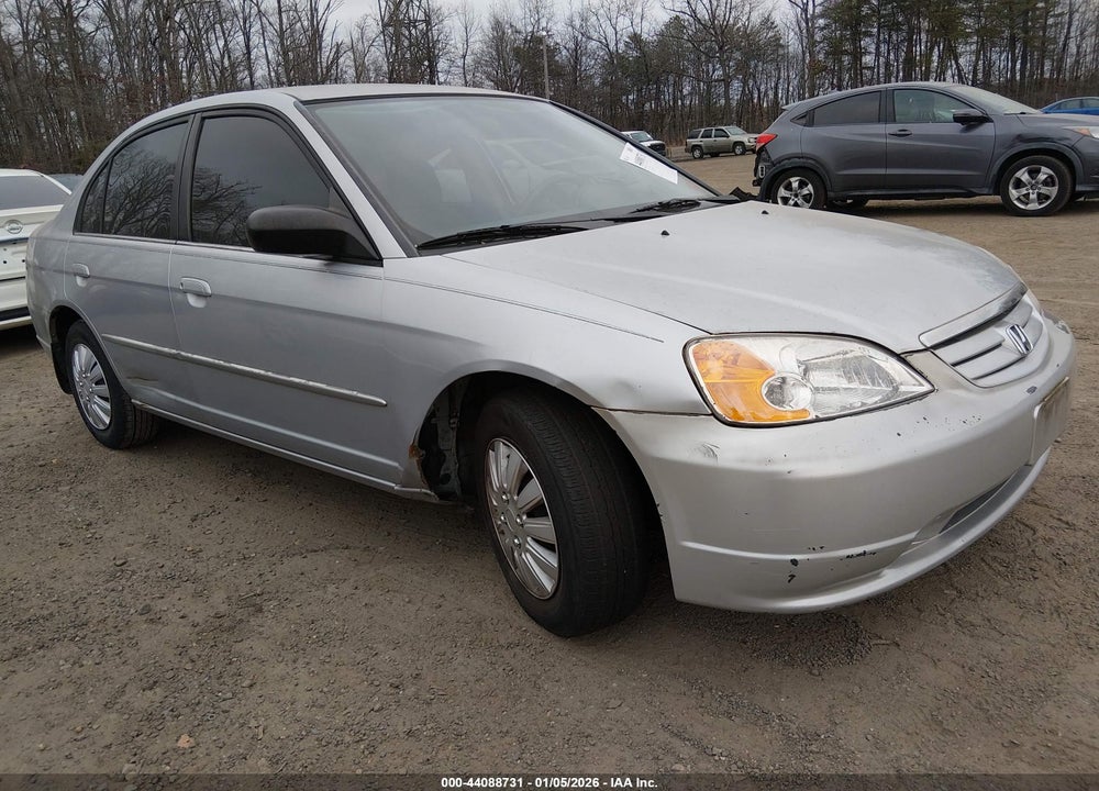 2002 HONDA CIVIC LX VIN: 1HGES16582L020265
