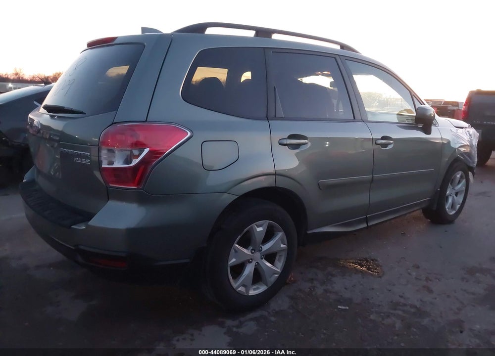 2016 SUBARU FORESTER 2.5I PREMIUM VIN: JF2SJADC8GH400739