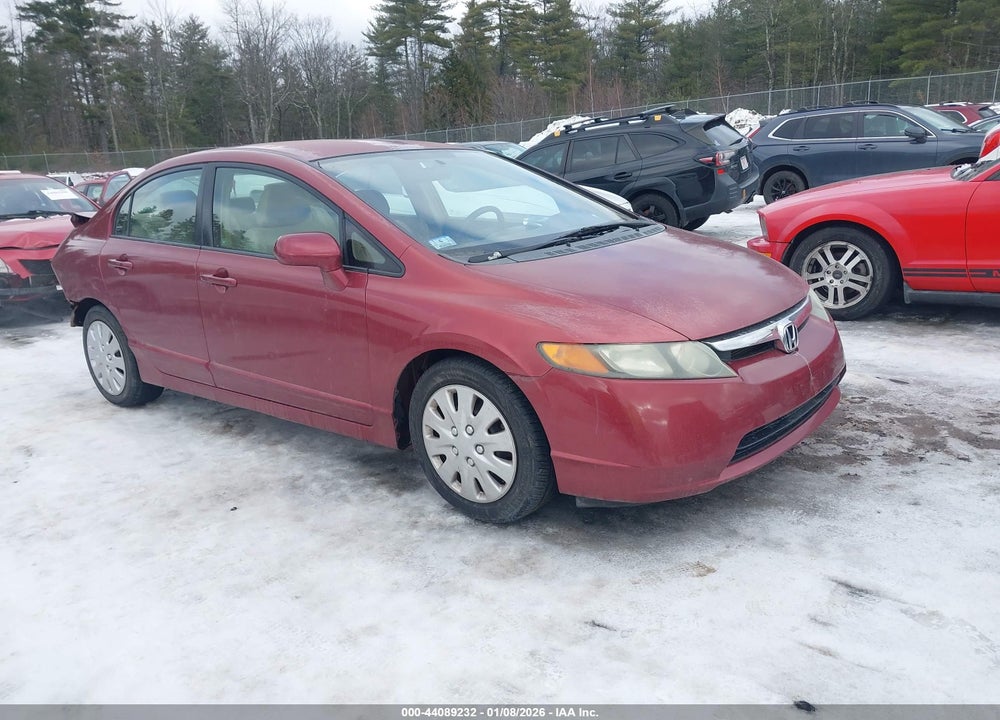 2008 HONDA CIVIC LX VIN: 2HGFA16588H509164