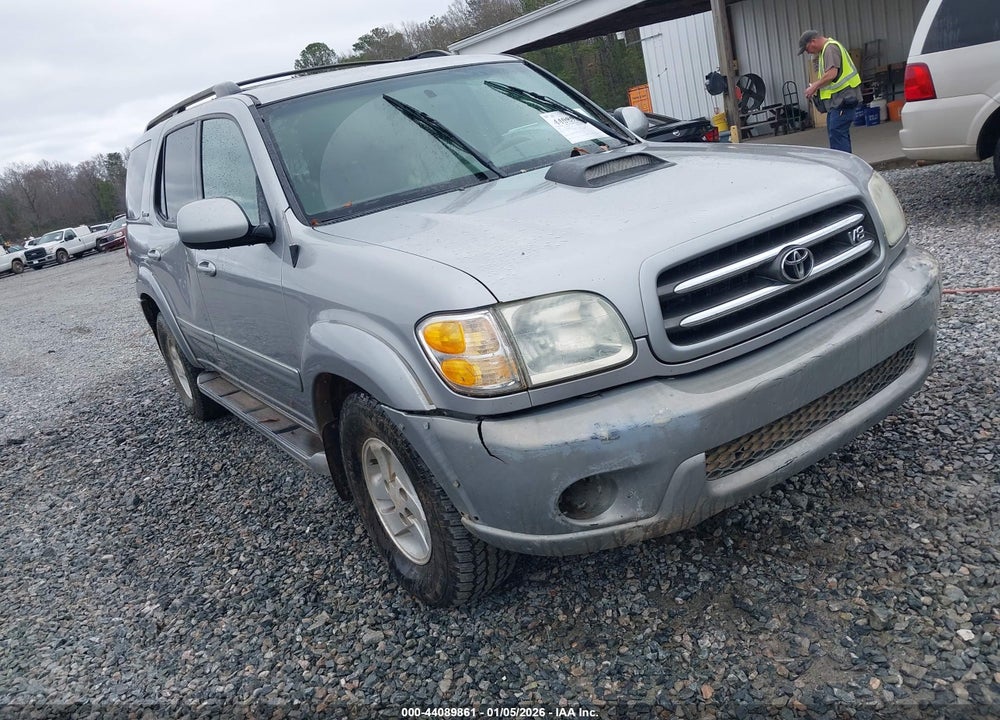 2002 TOYOTA SEQUOIA LIMITED V8 VIN: 5TDZT38A32S083081