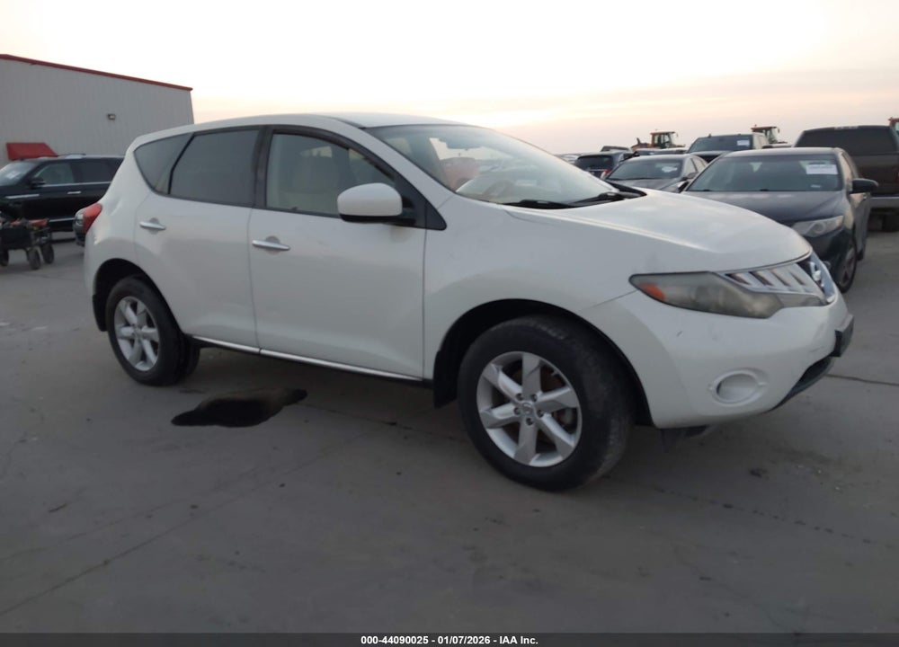 2010 NISSAN MURANO S VIN: JN8AZ1MU9AW017752