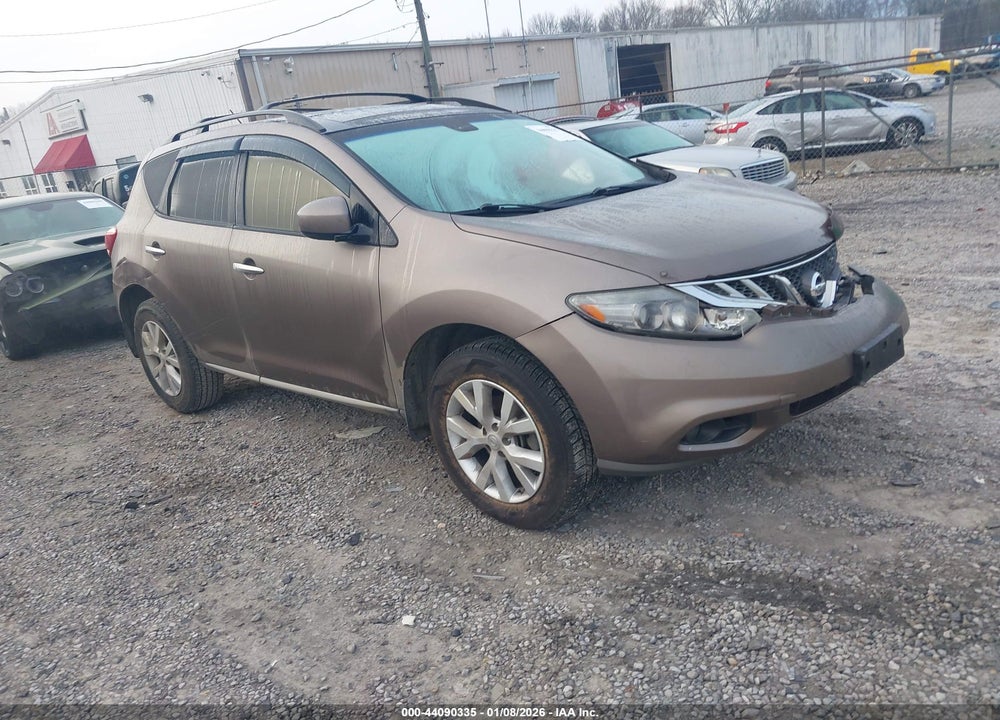2012 NISSAN MURANO SL VIN: JN8AZ1MU4CW117499