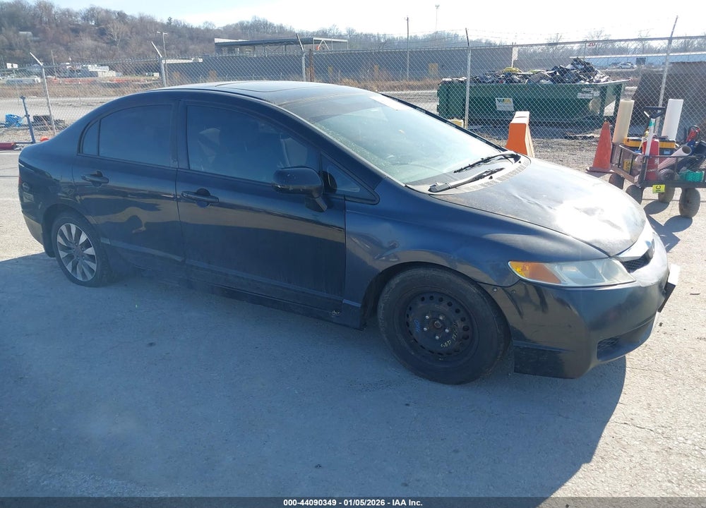2009 HONDA CIVIC EX VIN: 1HGFA16859L009137