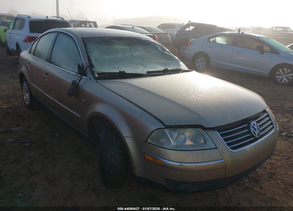2003 VOLKSWAGEN PASSAT GLS VIN: WVWPD63B13P269381