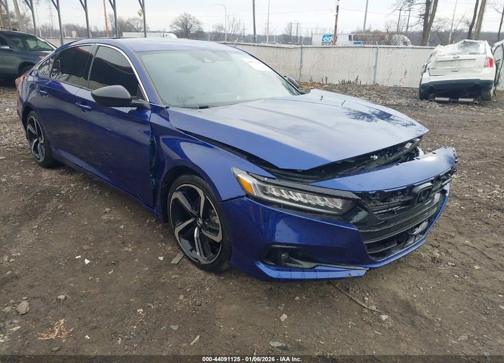2021 HONDA ACCORD SPORT VIN: 1HGCV1F37MA092604