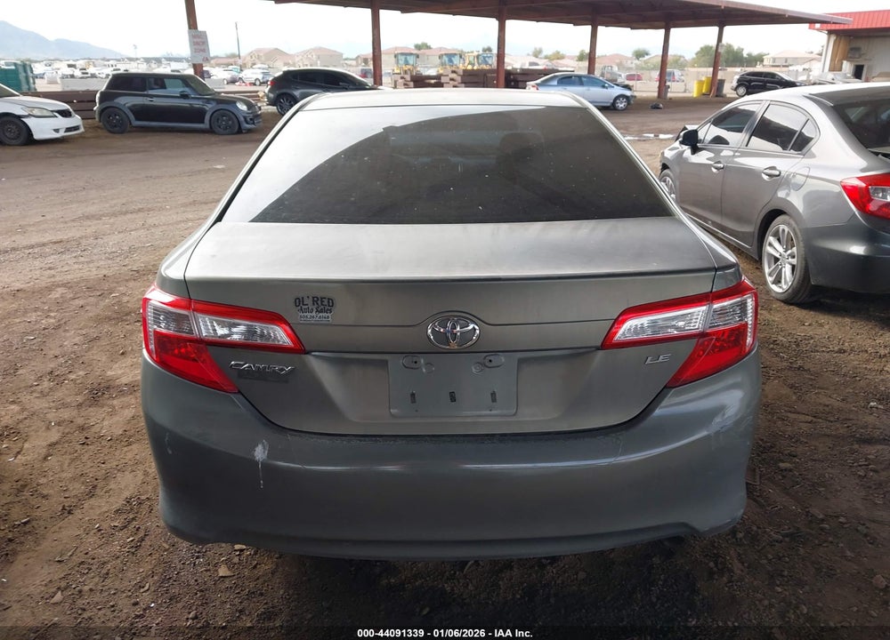 2012 TOYOTA CAMRY LE VIN: 4T4BF1FK2CR165374