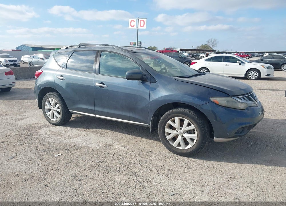 2011 NISSAN MURANO SV VIN: JN8AZ1MW4BW152334
