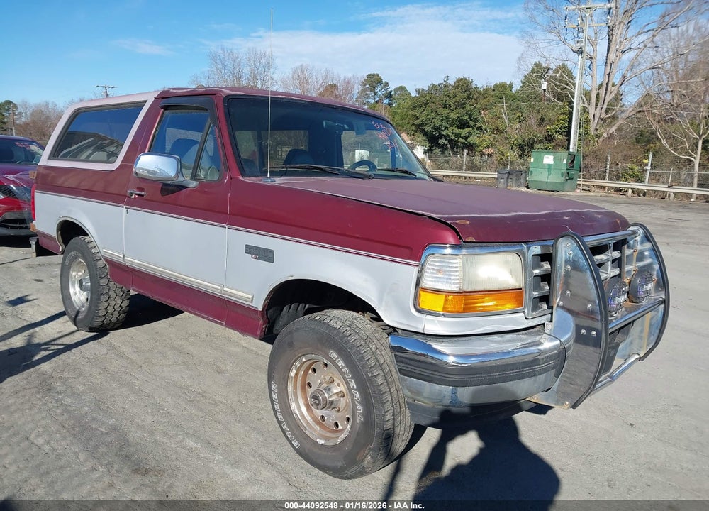 1996 FORD BRONCO U100 VIN: 1FMEU15H4TLB02205