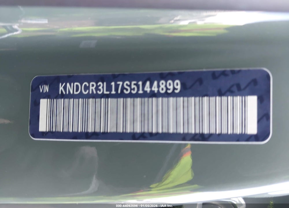 2025 KIA NIRO EV WIND VIN: KNDCR3L17S5144899