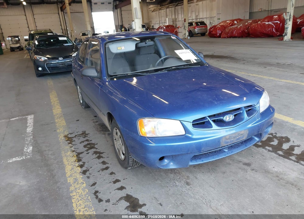 2002 HYUNDAI ACCENT L VIN: KMHCF35G02U173642