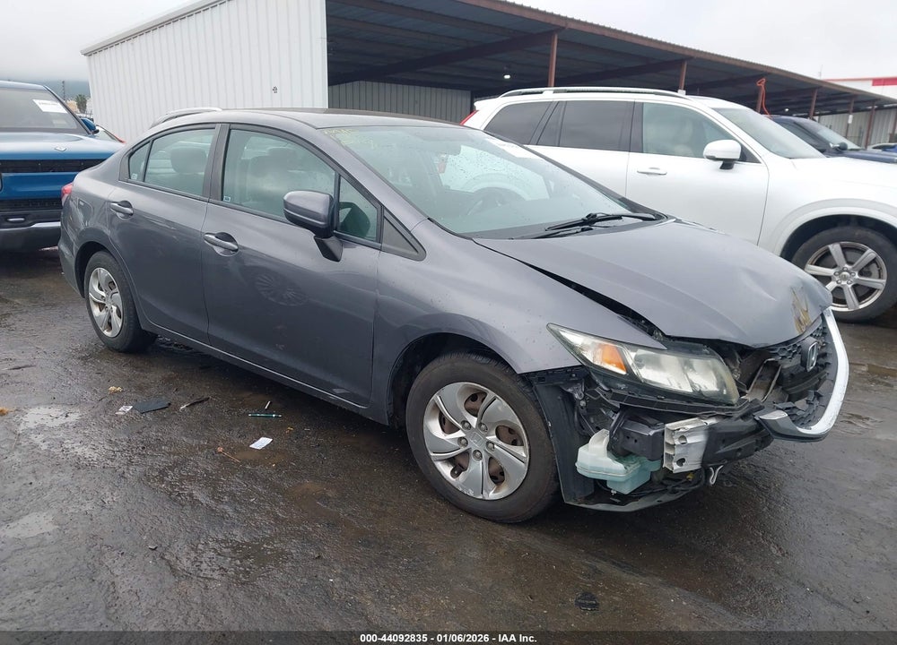 2014 HONDA CIVIC LX VIN: 19XFB2F57EE234850