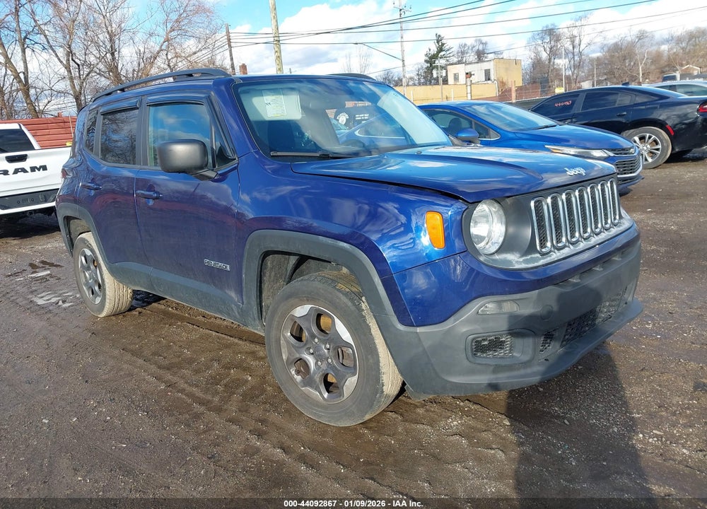 2017 JEEP RENEGADE SPORT 4X4 VIN: ZACCJBAB6HPG26065