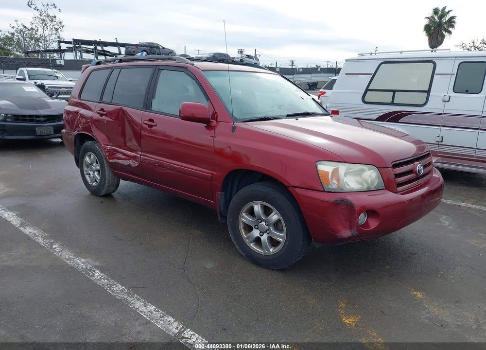 2007 TOYOTA HIGHLANDER V6 VIN: JTEGP21A070138088