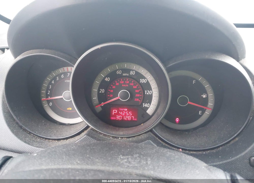 2010 KIA FORTE EX VIN: KNAFU4A24A5061195
