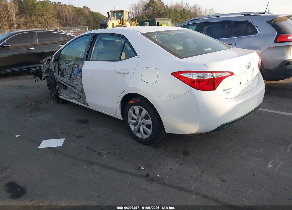 2016 TOYOTA COROLLA LE VIN: 2T1BURHE9GC483814