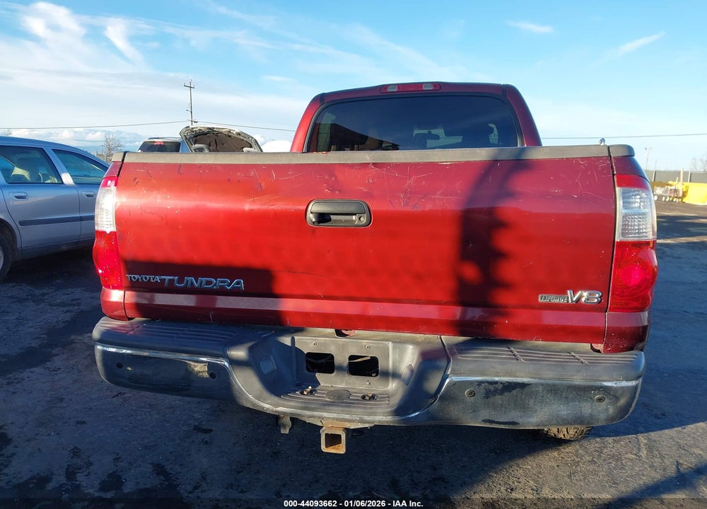 2006 TOYOTA TUNDRA SR5 V8 VIN: 5TBET34136S503473