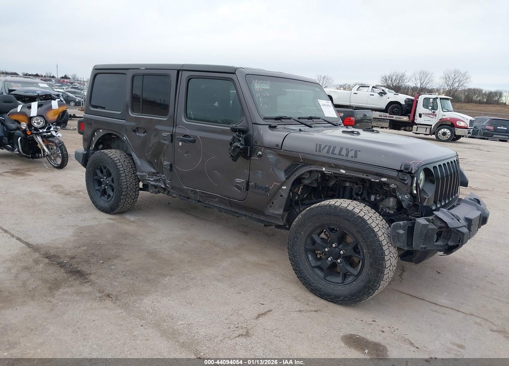 2021 JEEP WRANGLER UNLIMITED WILLYS 4X4 VIN: 1C4HJXDN0MW665787