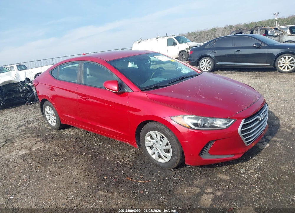 2017 HYUNDAI ELANTRA SE VIN: 5NPD74LF4HH104980