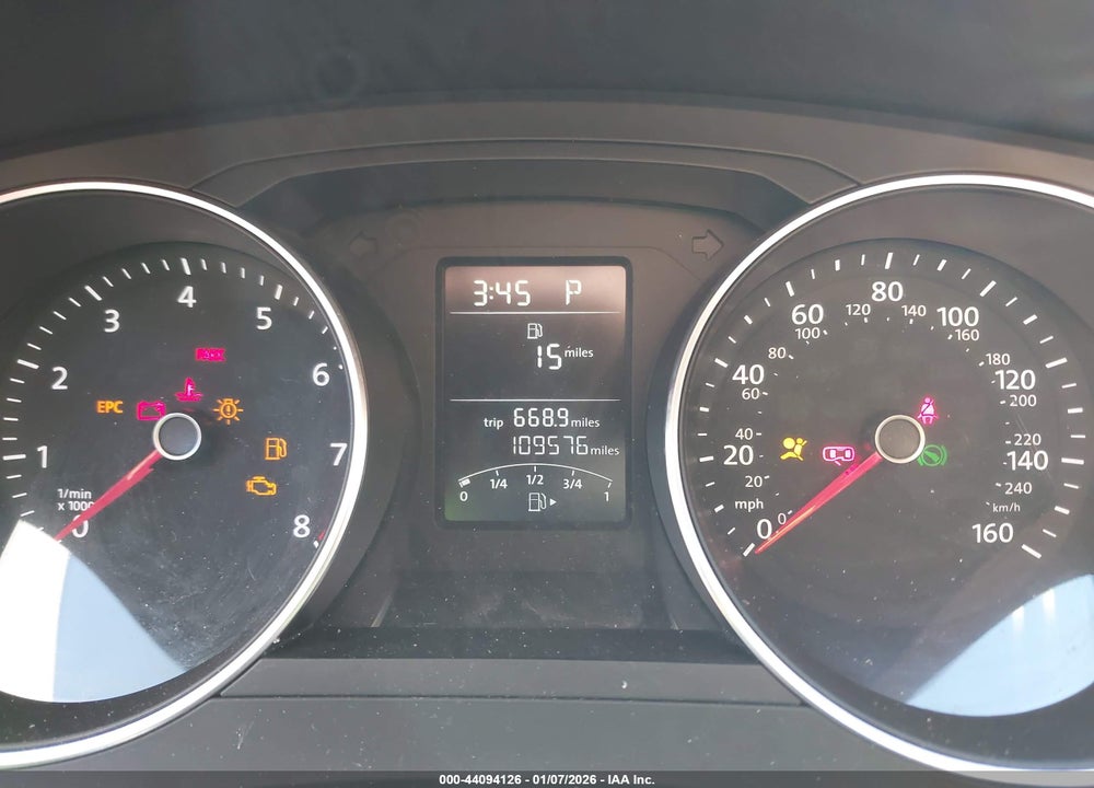 2017 VOLKSWAGEN JETTA 1.4T S VIN: 3VW2B7AJ4HM326571