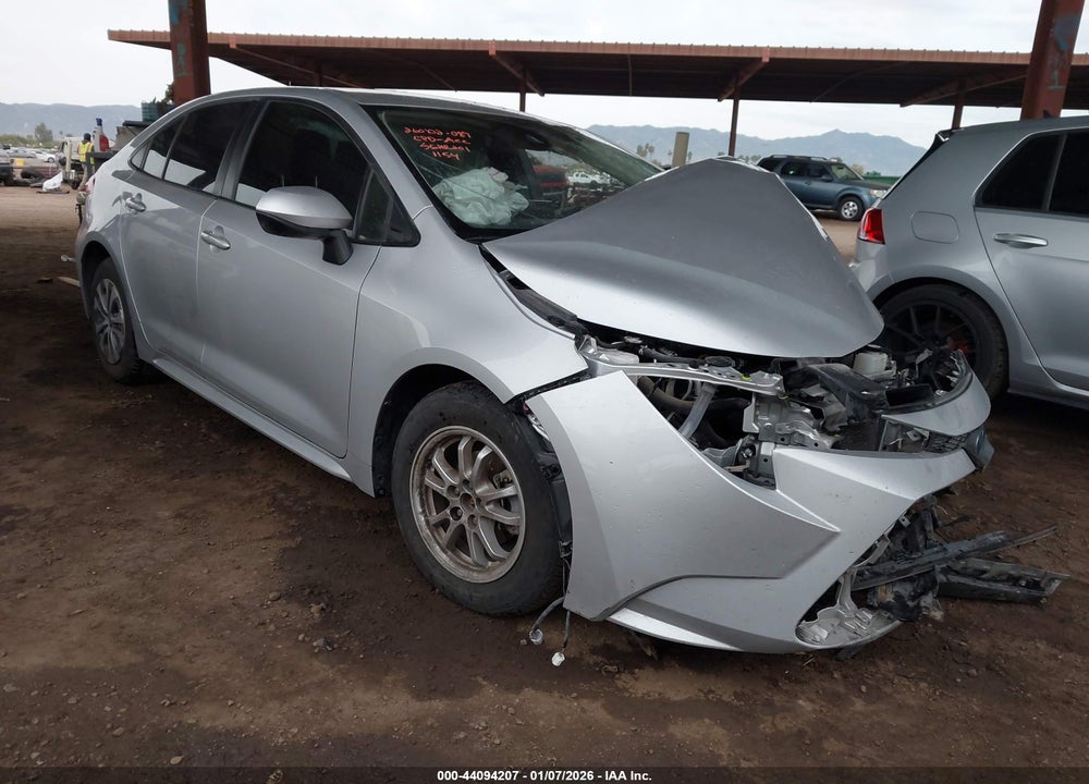 2022 TOYOTA COROLLA HYBRID LE VIN: JTDEAMDE3NJ051154