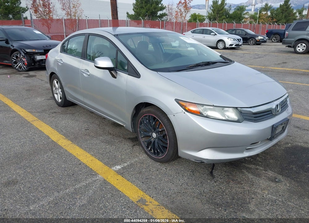2012 HONDA CIVIC LX VIN: 19XFB2F53CE365755