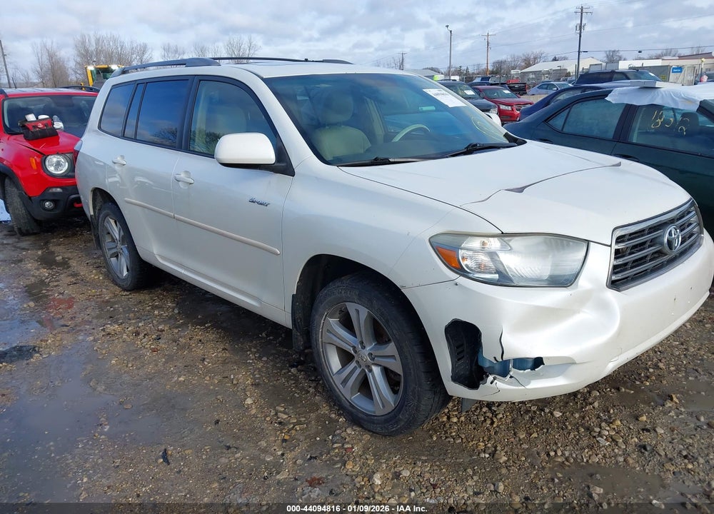 2008 TOYOTA HIGHLANDER SPORT VIN: JTEES43A682018252