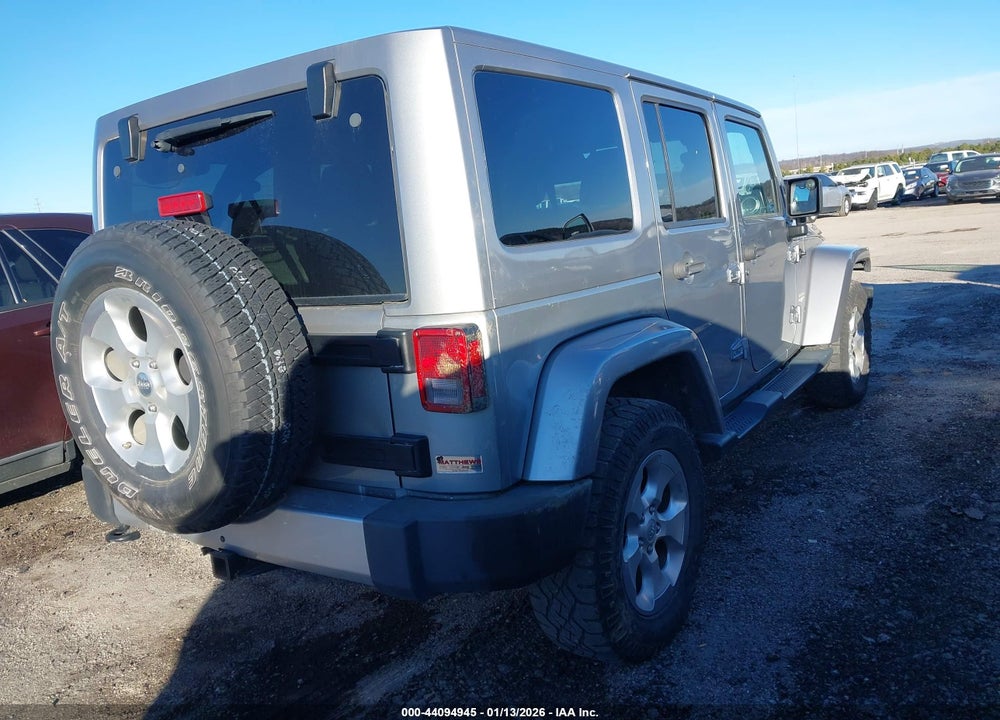 2014 JEEP WRANGLER UNLIMITED SAHARA VIN: 1C4BJWEG2EL258315