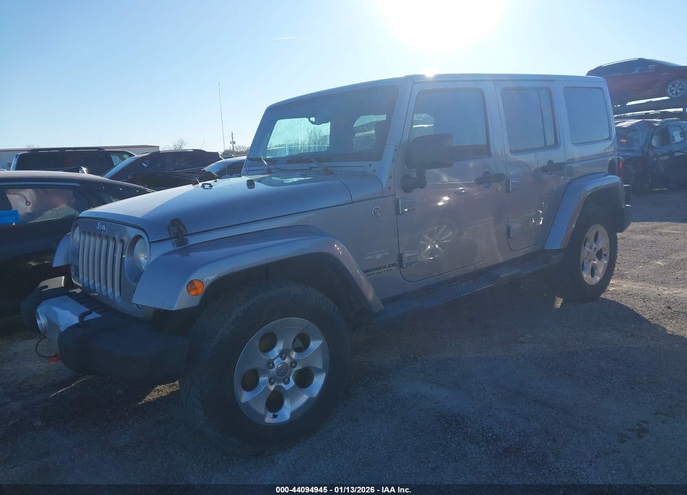 2014 JEEP WRANGLER UNLIMITED SAHARA VIN: 1C4BJWEG2EL258315