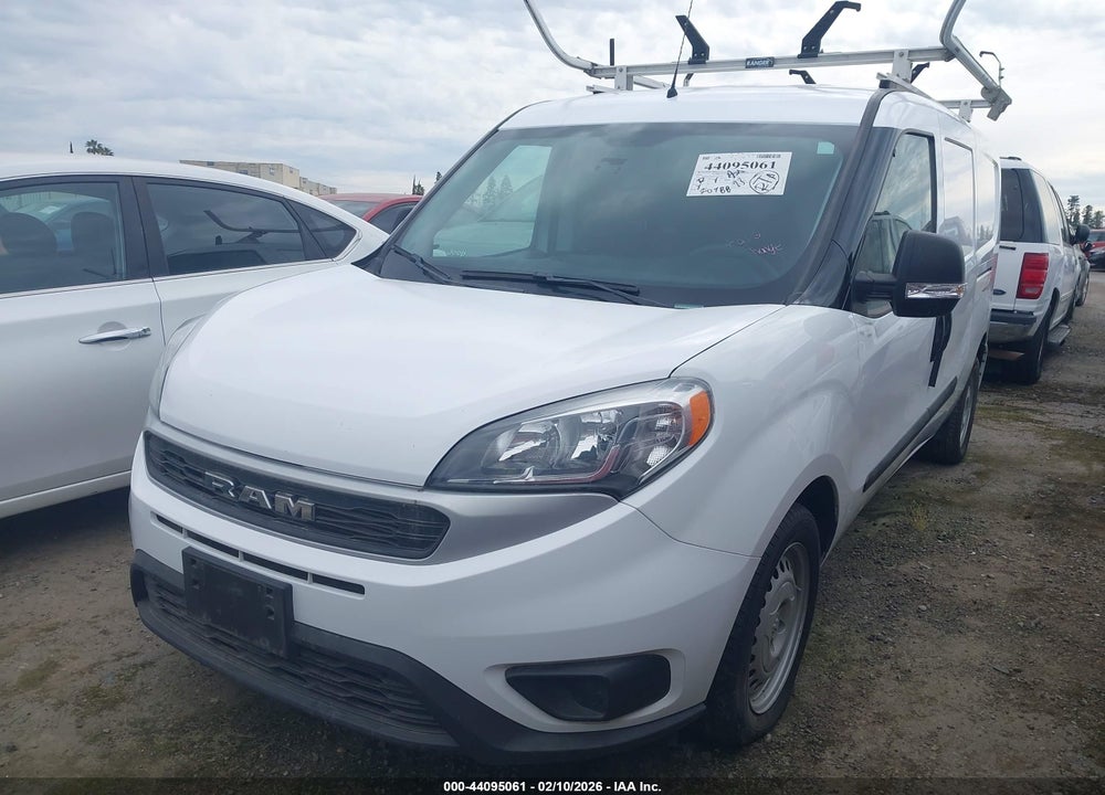 2022 RAM PROMASTER CITY CARGO VAN VIN: ZFBHRFAB1N6W38308