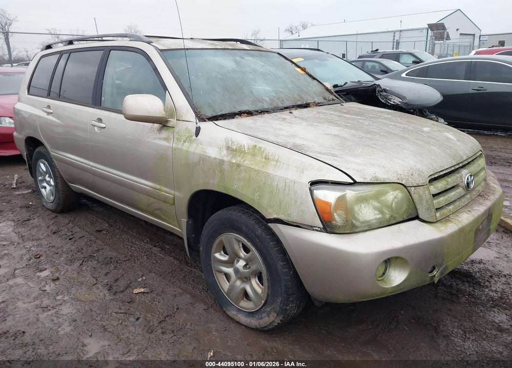 2007 TOYOTA HIGHLANDER VIN: JTEGD21A170170332