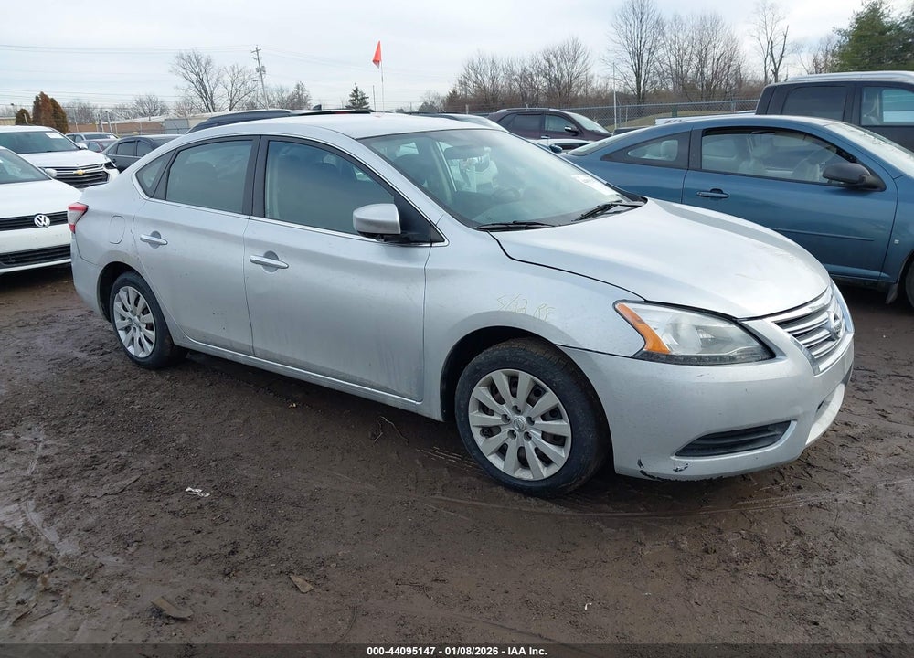2014 NISSAN SENTRA S VIN: 3N1AB7AP1EY252357