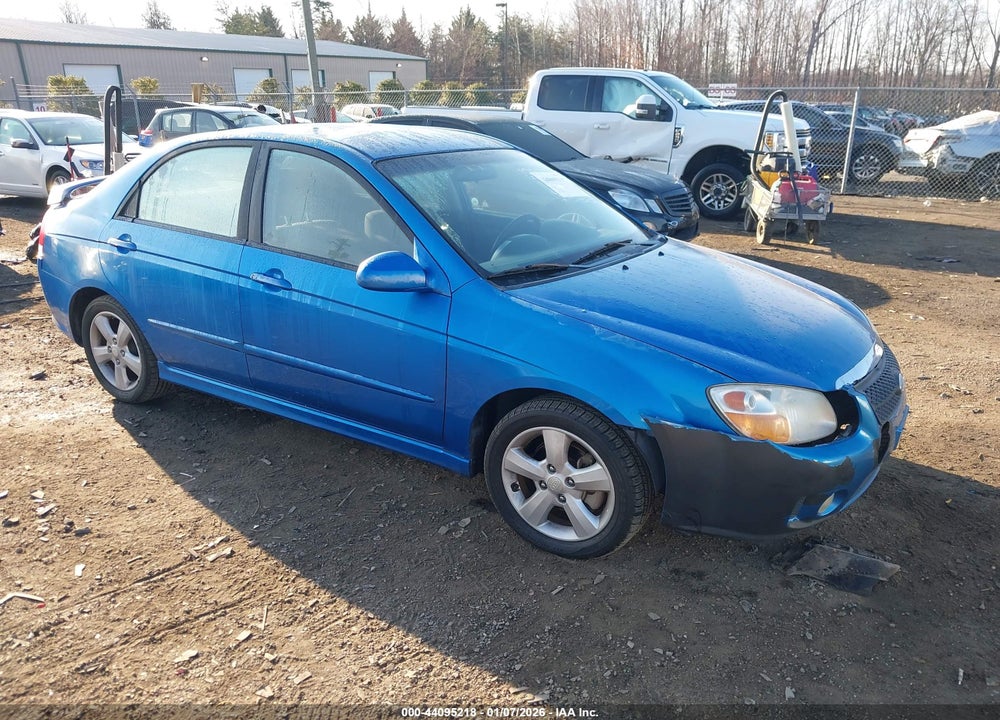 2007 KIA SPECTRA SX VIN: KNAFE121675006547