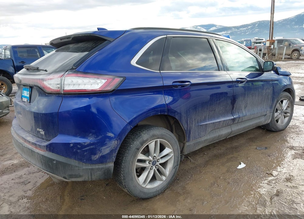 2015 FORD EDGE SEL VIN: 2FMTK4J86FBB39880