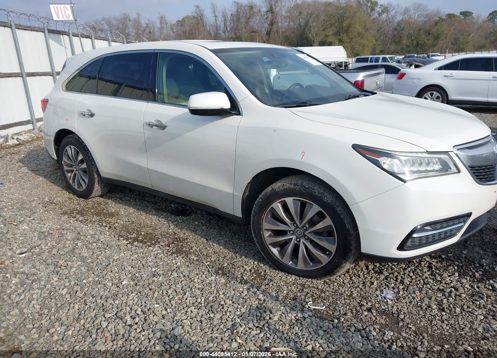 2014 ACURA MDX TECHNOLOGY PACKAGE VIN: 5FRYD3H42EB016000
