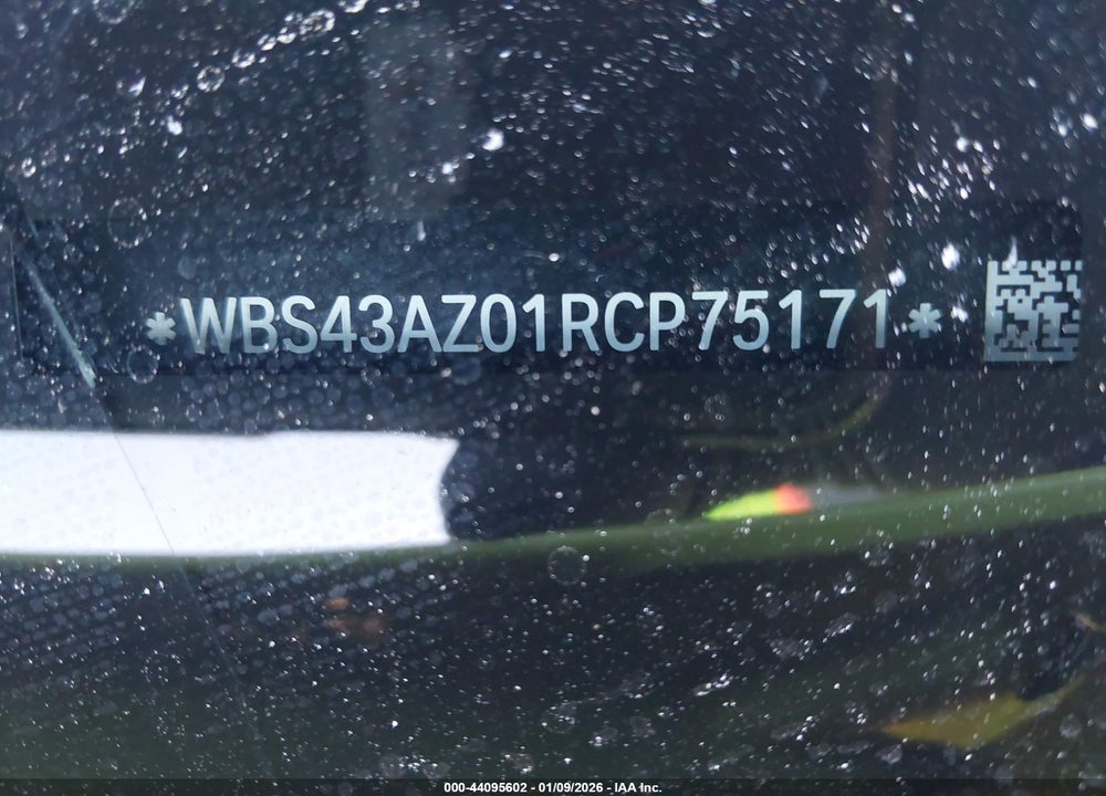 2024 BMW M4 COMPETITION XDRIVE VIN: WBS43AZ01RCP75171