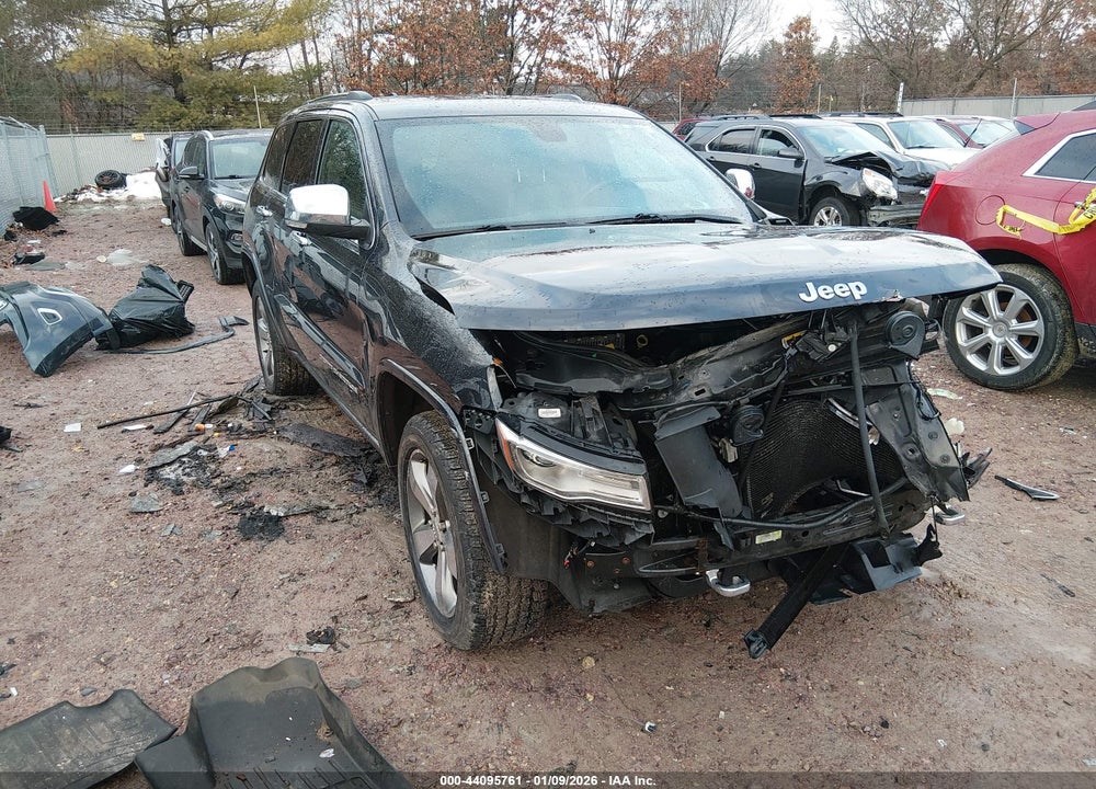 2014 JEEP GRAND CHEROKEE OVERLAND VIN: 1C4RJFCT8EC448456