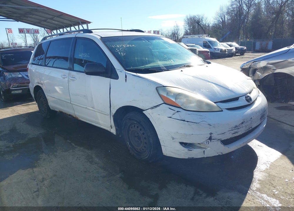 2008 TOYOTA SIENNA LE VIN: 5TDZK23C58S190339