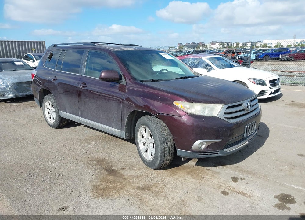 2013 TOYOTA HIGHLANDER SE V6 VIN: 5TDZK3EH4DS139309