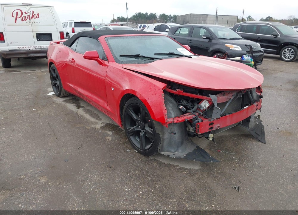 2017 CHEVROLET CAMARO 2LT VIN: 1G1FD3DX6H0114855