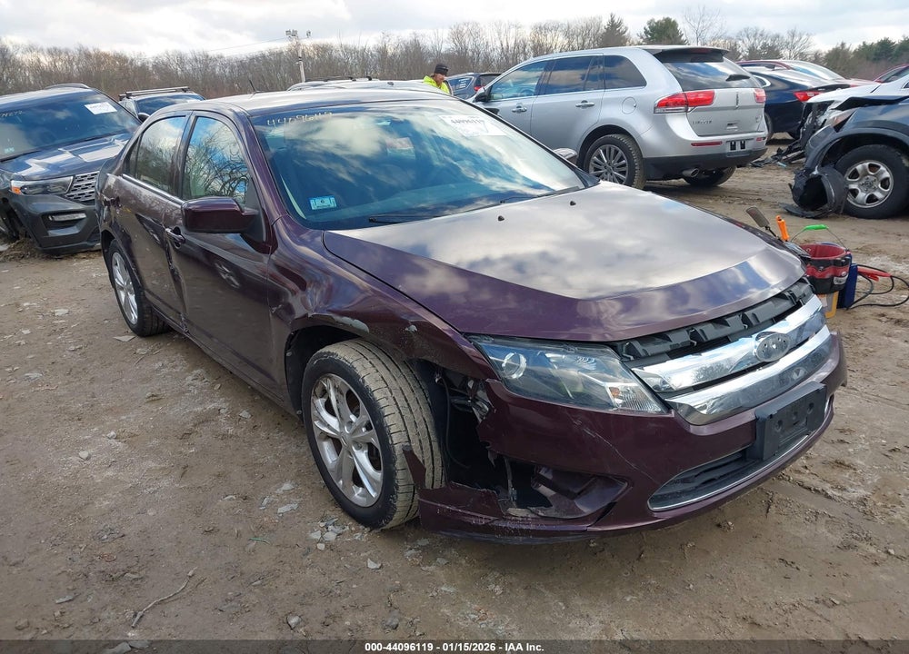 2012 FORD FUSION SE VIN: 3FAHP0HA5CR386162