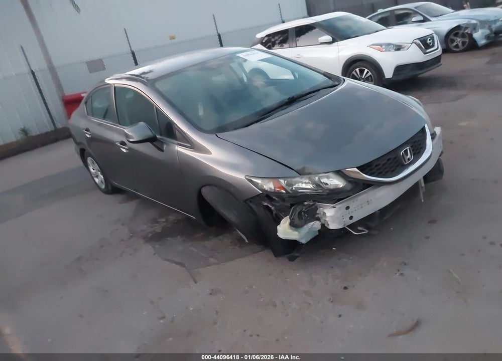 2013 HONDA CIVIC LX VIN: 19XFB2F50DE294967