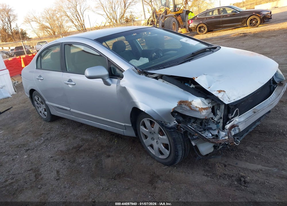 2007 HONDA CIVIC LX VIN: 1HGFA16597L044024