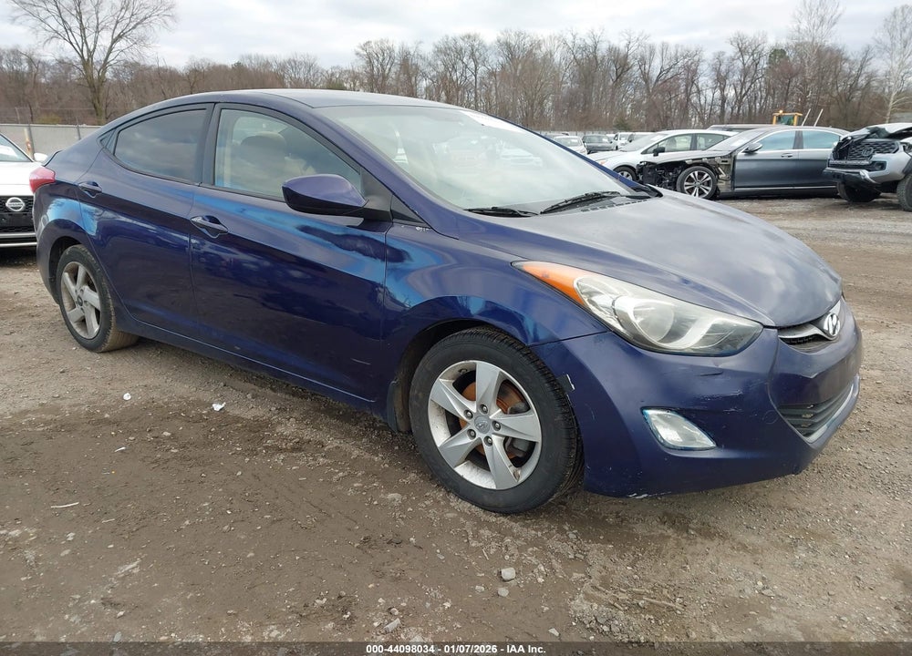 2013 HYUNDAI ELANTRA GLS VIN: 5NPDH4AE8DH415913